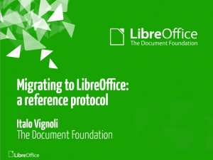 Migrating to LibreOffce